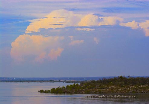 Evening Clouds Over Lake Amistad