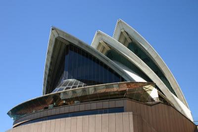 The Sydney Opera House from up close