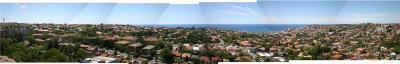 Panoramic view from Penny and Scott's