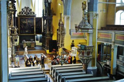 Rehearsel at Herderkirche, Weimar