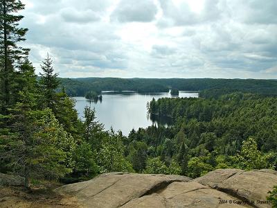Lookout over Cache Lake, Algonquin PP