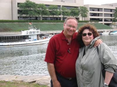 Art Lazerow and wife Tina on vacation