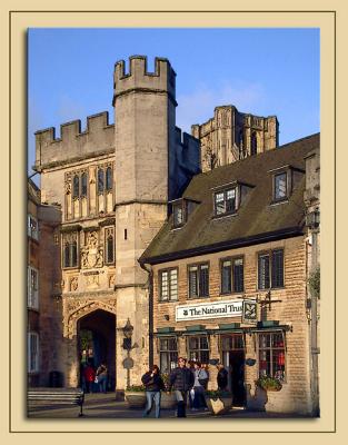 Gateway to the cathedral, Wells