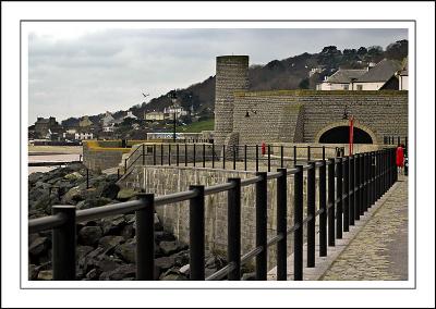 Railings and walkway, Lyme Regis