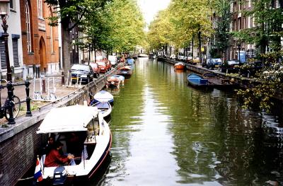 A Beautiful Canal in Amsterdam
