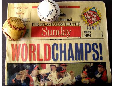 Braves Win The 95 World Series