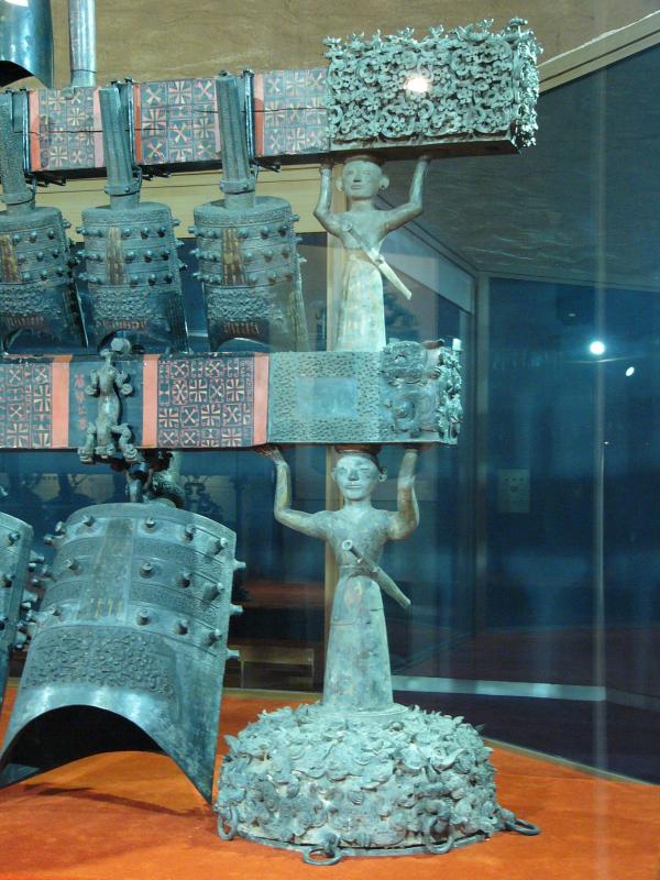 Warrior figures as bases