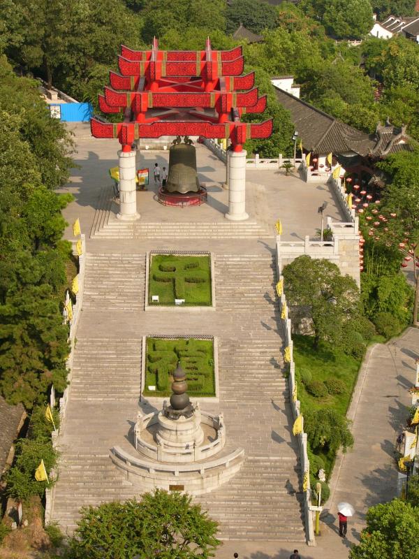 Gardens around the tower
