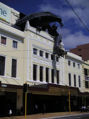 Nazgul on top of the theatre