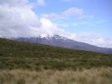 Mt Ruapehu behind us