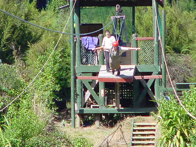 Peter runs off the platform