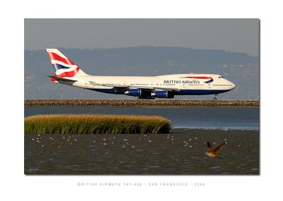 British Airways B747-400