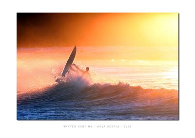 Winter Surfing - Cow Bay