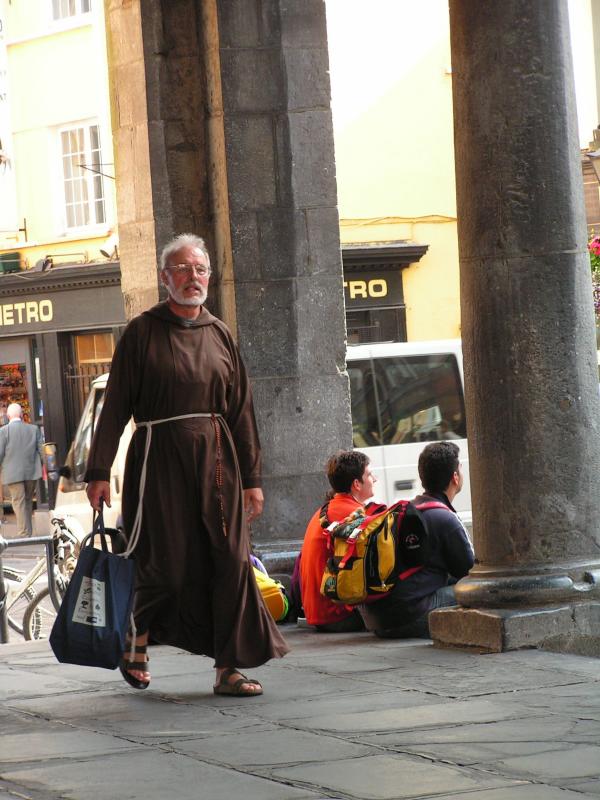 6th August, a monk swimming