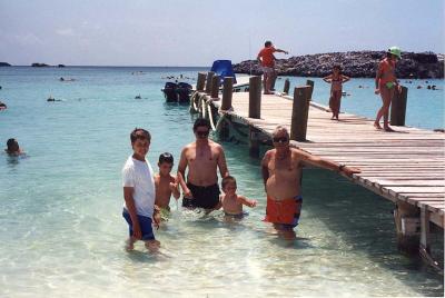 Dad, Joe, Manny, Michael and Ed (Cancun)