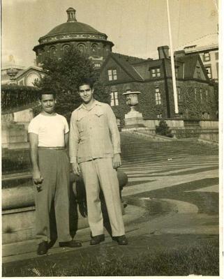 Dad and Friend in Washington 1930s