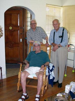 Dad and his brothers, Tio Paco and Tio Hector