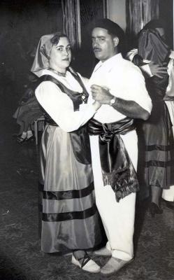 Mom and Dad doing the Dance thing again (3/7/1954)