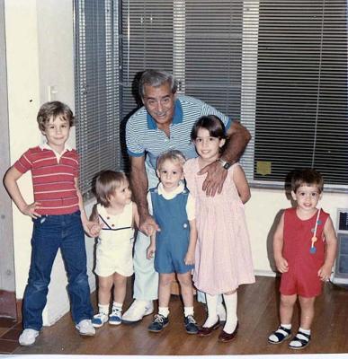 Thanksgiving 1983-Manny, Eddie, Jose, Cristy, Juani and Dad