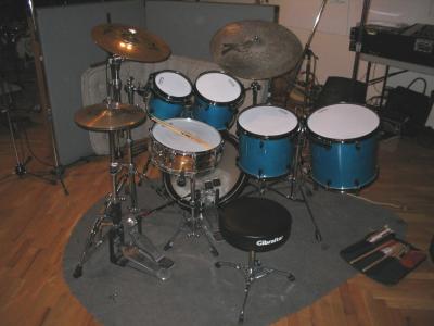Set up at practice space