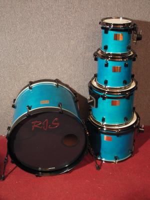 new RJS kit at Ron's studio rjscustompercussion.com