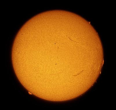 Sun in H-Alpha on 01-25-2004