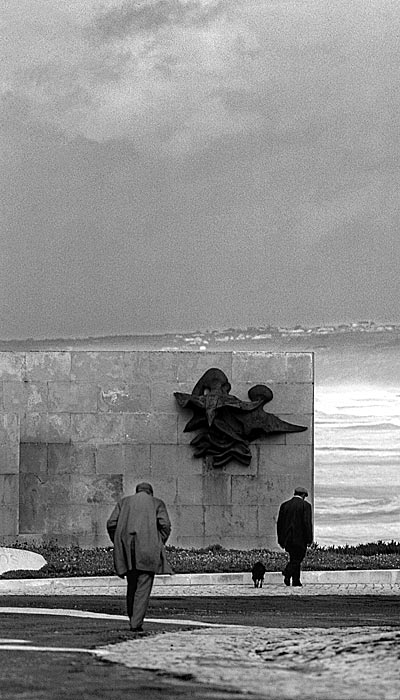 Santa Cruz beach - Winter in Portugal