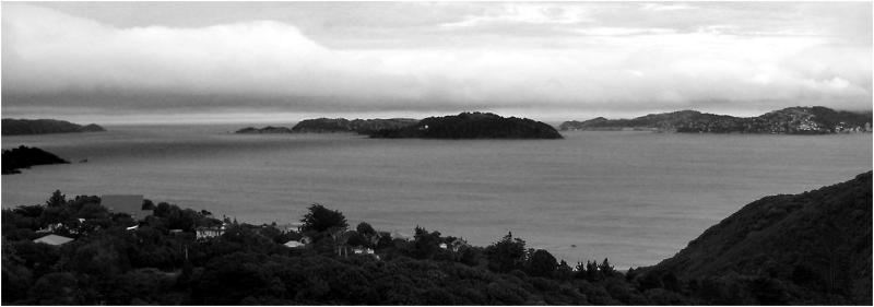 2 Feb 04 - Wellington Harbour in Cloudy Weather