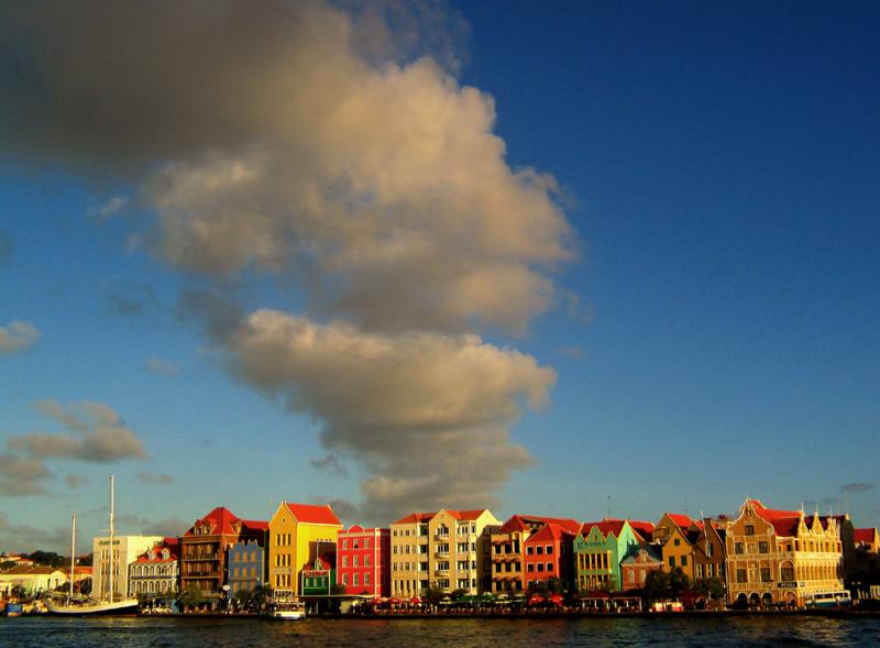 Cloud over Willemstad, Curacao, 2003