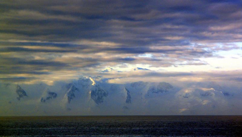 First sight, Antarctica, 2004