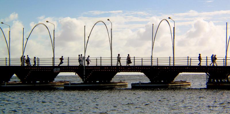 Queen Emma Bridge, Willemstad, Curacao, 2003