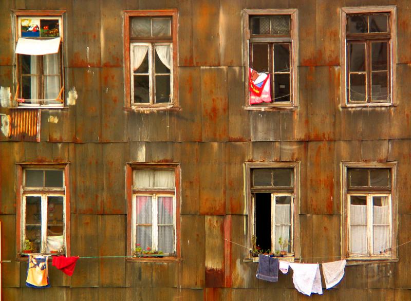 Rusty Facade, Valparaiso, Chile, 2003