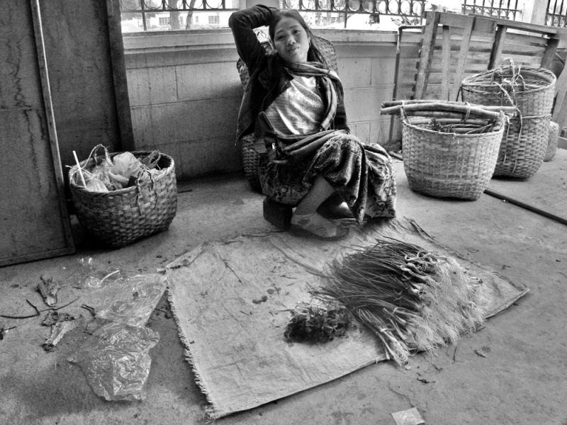 Onion Vendor, Luang Prabang, Laos, 2005