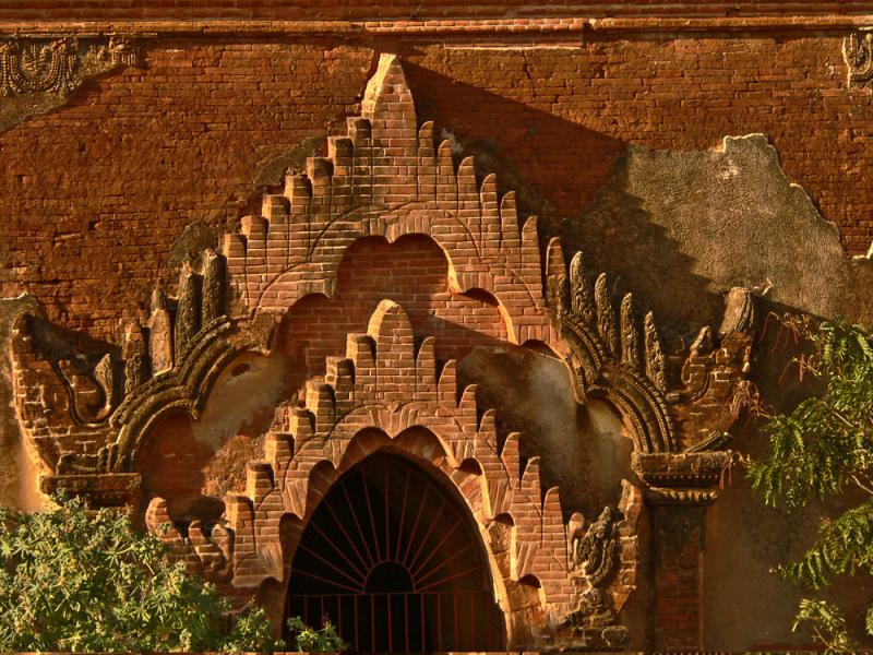 Detail, Temple Entrance, Bagan, Myanmar, 2005