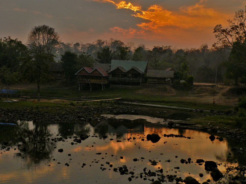 Dawn on the Sexet River, Laos, 2005