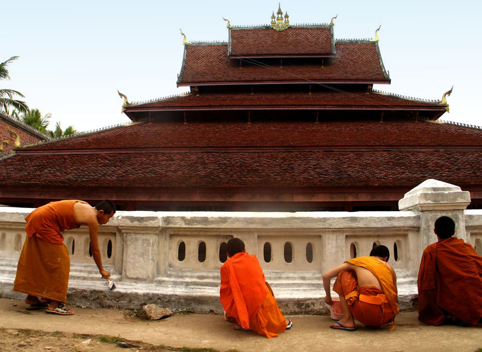 Whitewash, Luang Prabang, Laos, 2005