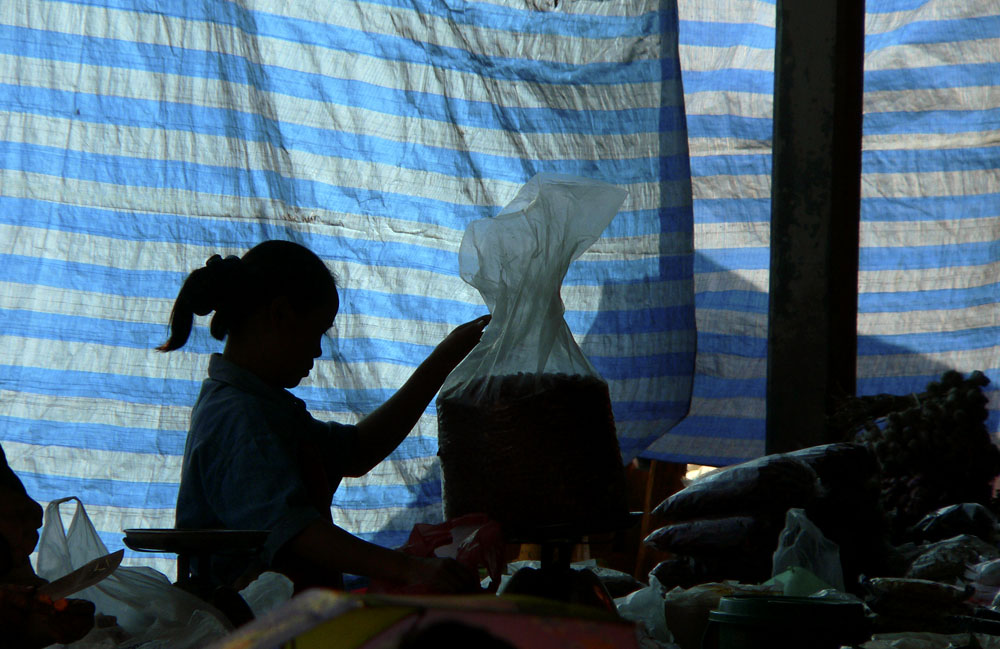Food Packer, Huay Xai, Laos, 2005