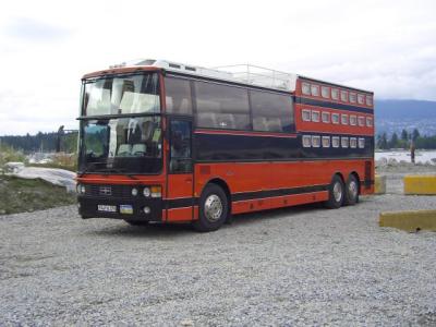 Tour bus that sleeps 24.