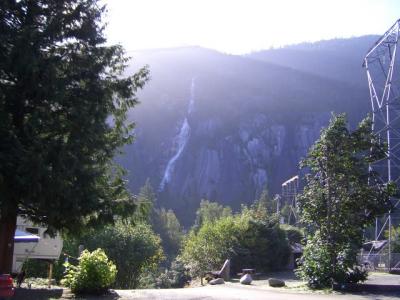 You wake up and look ot the window.