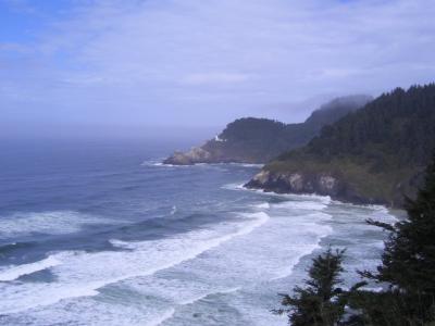 Lighthouse on the Oregon coast.