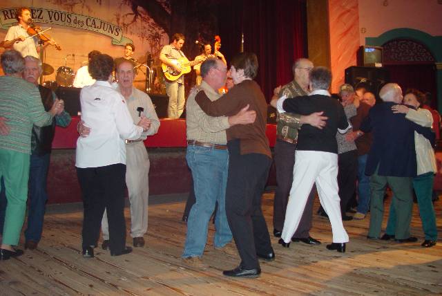 SARA AND I ALSO DANCED AT THE FAMOUS EUNICE LIBERTY THEATER CAJUNS CUTTING THE FLOOR