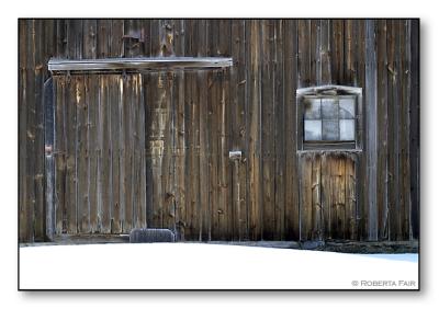 Barn and Snow