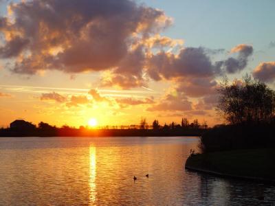 Sunset at Lake Noord A