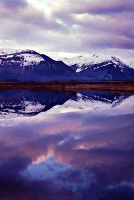Mountain reflections