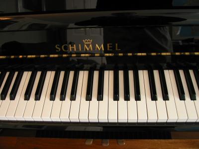 Dettaglio tastiera Schimmel