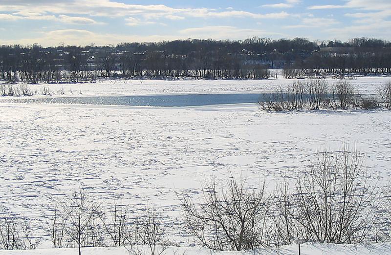 Frozen  Susquehanna River