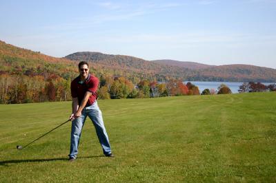 Me on golf course