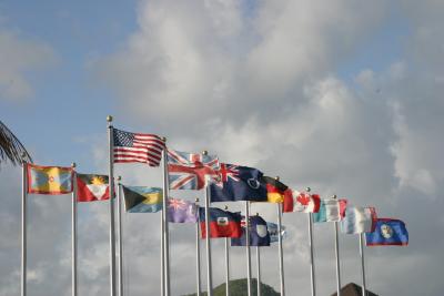 The flags