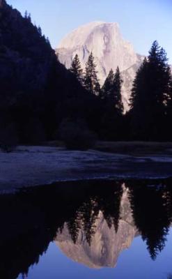 Half dome reflection