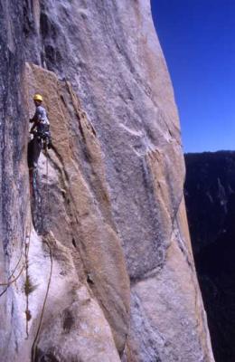 lance aiding off long ledge